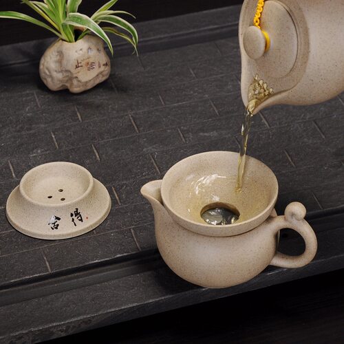 班意 茶漏茶滤景德镇陶瓷茶叶过滤器创意泡茶器茶滤器架茶具配件 - 图1