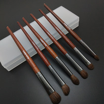 Horsehair Eyeshadow Brush True Hair Full Set Animal Hair Eye Makeup Brush Cangzhou Professional Set Nose Shadow Brush Pony Hair