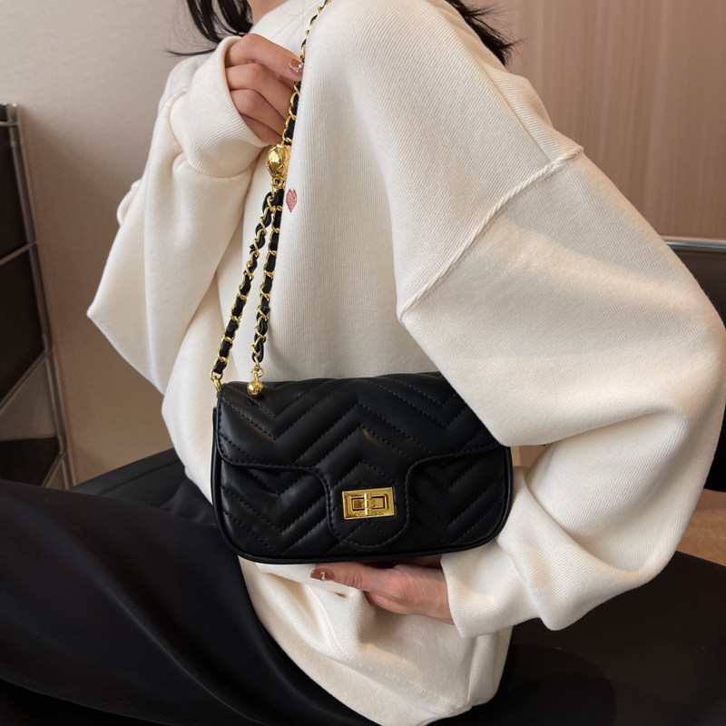 小众设计包包女2025新款菱格链条包高级感洋气时尚百搭单肩斜挎包,淘宝优惠券,粉丝福利购,淘宝优惠卷