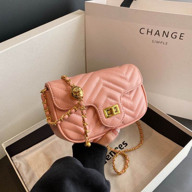 小众设计包包女2025新款菱格链条包高级感洋气时尚百搭单肩斜挎包,淘宝优惠券,粉丝福利购,淘宝优惠卷