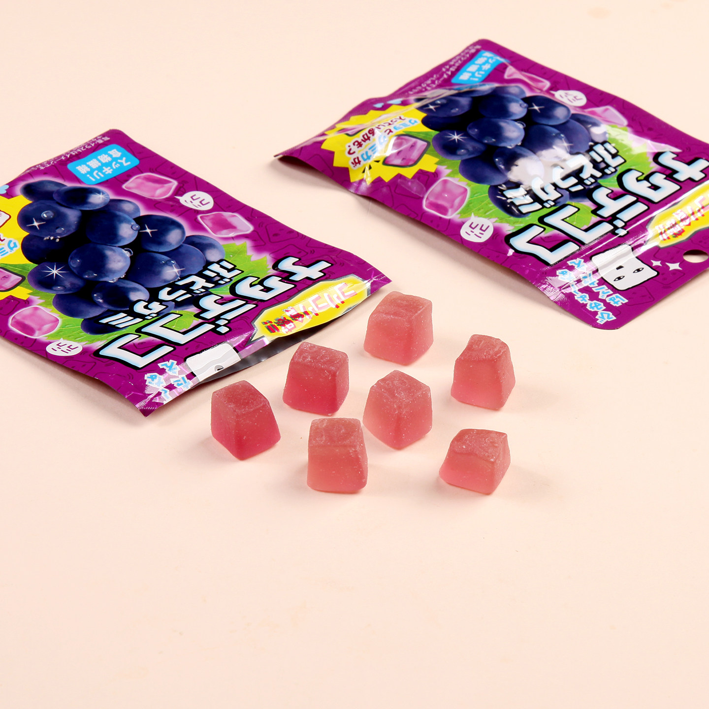 日本进口LION狮王果汁软糖葡萄味膳食纤维Q弹糯软儿童休闲小零食,淘宝优惠券,粉丝福利购,淘宝优惠卷