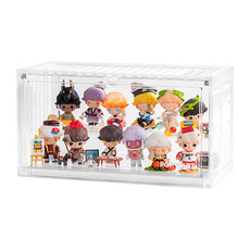 Аниме чашки/ универсальный товар popmart泡泡玛特 集装箱透明展示盒盲盒娃娃手办展示盒收纳展示柜