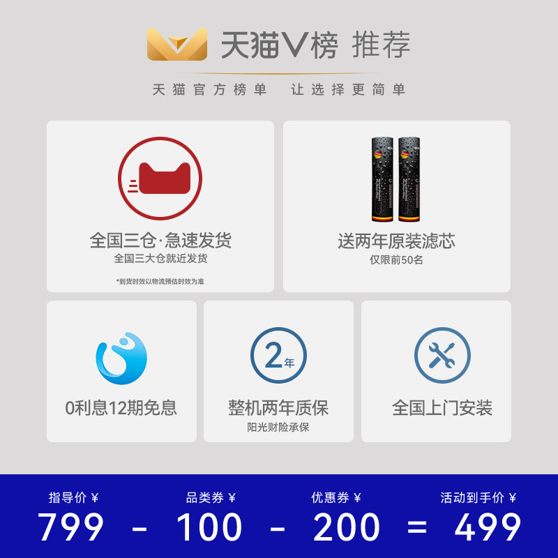 德国德克西家用直饮自来水净水器 德克西净水器