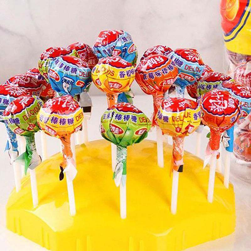 兵妹真汁棒实惠大包装婚车花车装饰儿童幼儿园奖品糖果零食棒棒糖