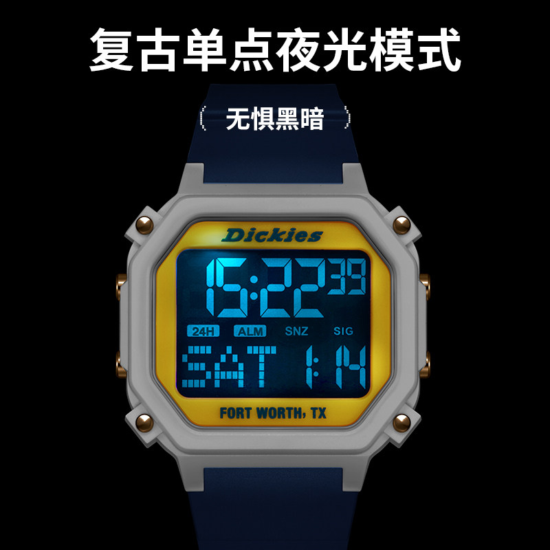 dickies旗舰店学生潮流复古手表 dickies手表欧美腕表