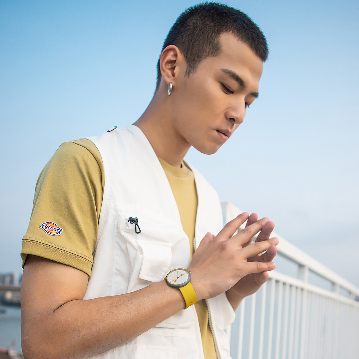 专属 dickies潮流时尚硅胶女手表 dickies手表欧美腕表