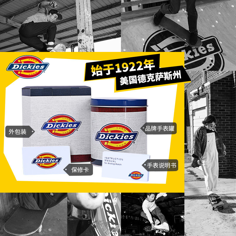 CL 05 美国 手表时尚简约潮流大表盘男表石英表夜光防水手表 Dickies CL 05 美国 手表时尚简约潮流大表盘男表石英表夜光防水手表 Dickies