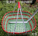 Free shipping large plastic weaving vegetable basket