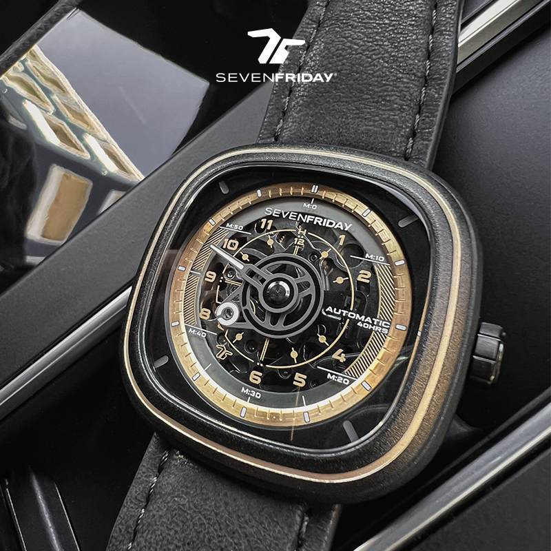 【官方正品】SEVENFRIDAY七个星期五手表男自动机械腕表T2/06 - 图2