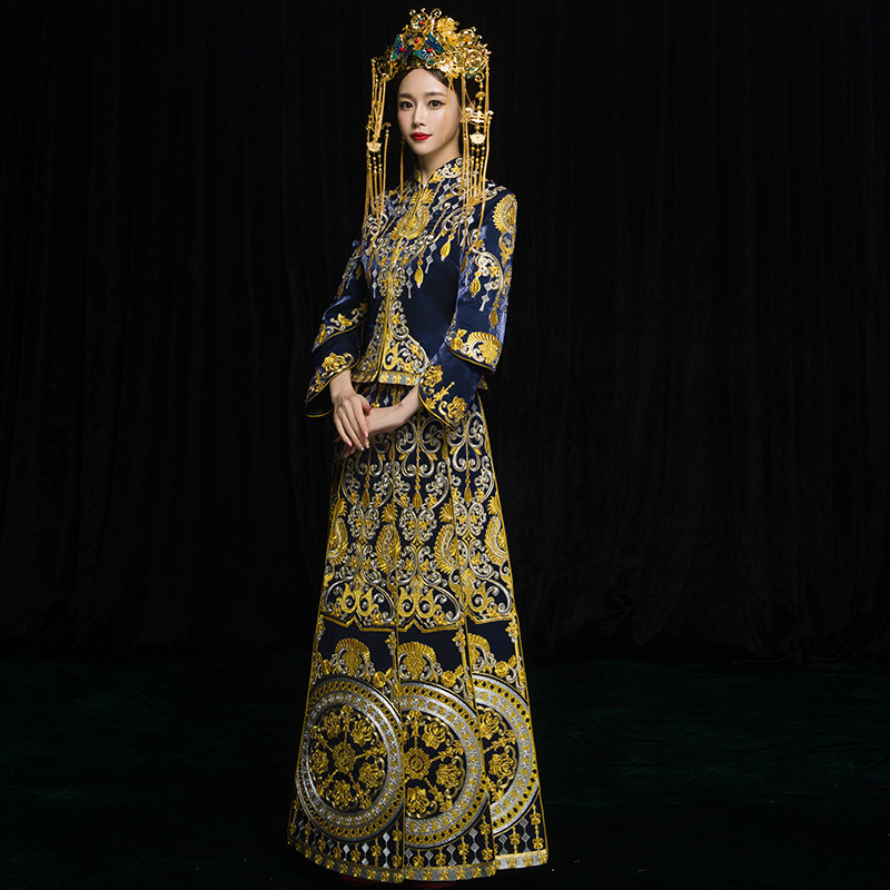 2021新款秀禾服新娘春夏季秀敬酒服 人生大事旗袍