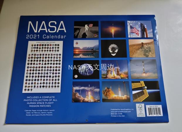 NASA美国宇航局肯尼迪航天中心官方发售2022日历-图2