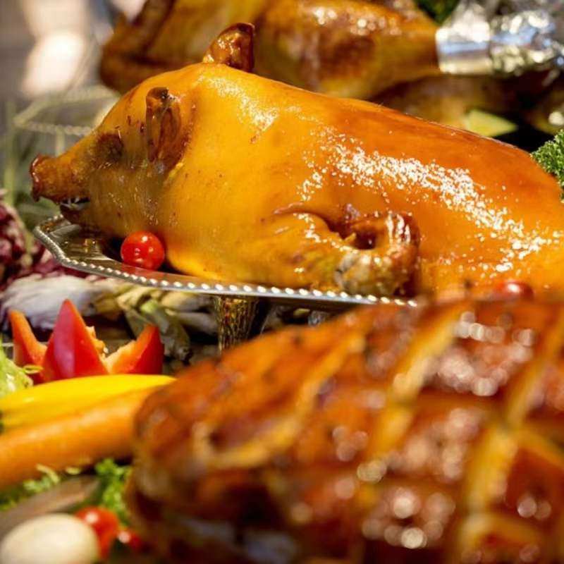 乳猪整只新鲜现杀冷冻脆皮小耳香猪宴席酒店食用黑猪烧腊厂3-30斤,淘宝优惠券,粉丝福利购,淘宝优惠卷