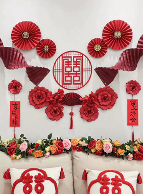 厂家精致高雅玫瑰藤条仿真绢布花朵管道遮挡婚礼场景布置假花藤蔓