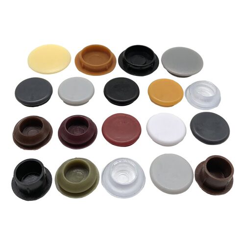 孔塞橡胶堵头软胶孔塞家具面板孔塞堵孔装饰盖螺丝盖塑料盖门窗孔 - 图3