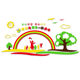 Kindergarten 3D three-dimensional acrylic wall sticker