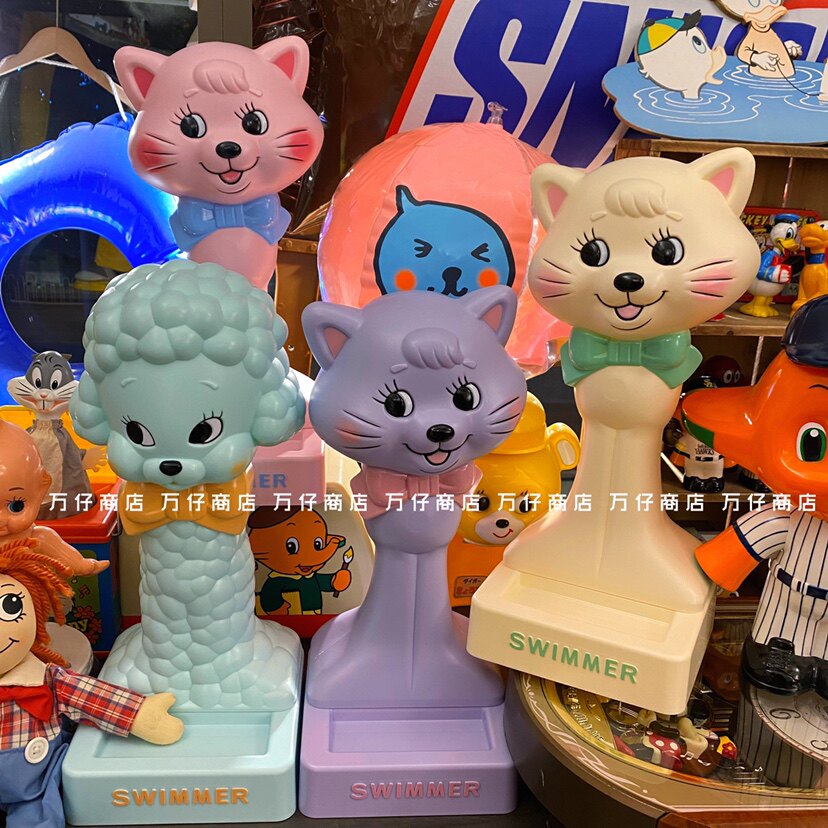 Swimmer 黒猫 100 アンティーク イラスト クロス スイマー ハンカチ パープル レトロ 可愛い 布 敷物 日本 猫 綿 雑貨 贅沢 ハンカチ
