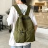 Backpack for men and women casual simple style sports travel backpack student school bag large capacity lightweight waterproof backpack