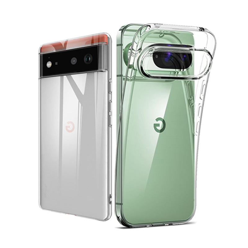 适用谷歌Pixel9手机壳Pixel8 9Pro透明Pixel6 7A软壳超薄pixel5 4XL 3a保护壳气囊防摔简约清水保护套 - 图3