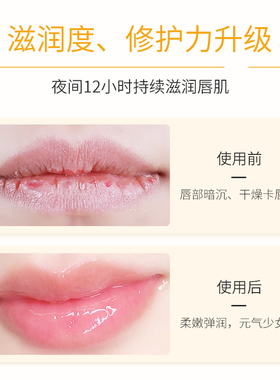 cibio2泰国柑橘睡眠养护唇膜保湿补水去死皮淡化唇纹防裂cb润唇膏