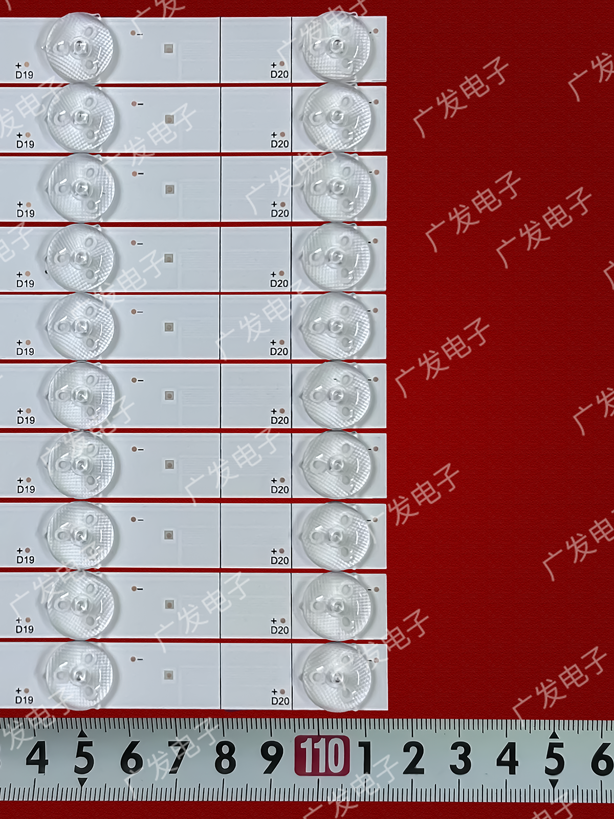 海信HZ55U7E HZ55U79E灯条JL.D5502A330-003AS-M-V04 10条20灯 - 图2