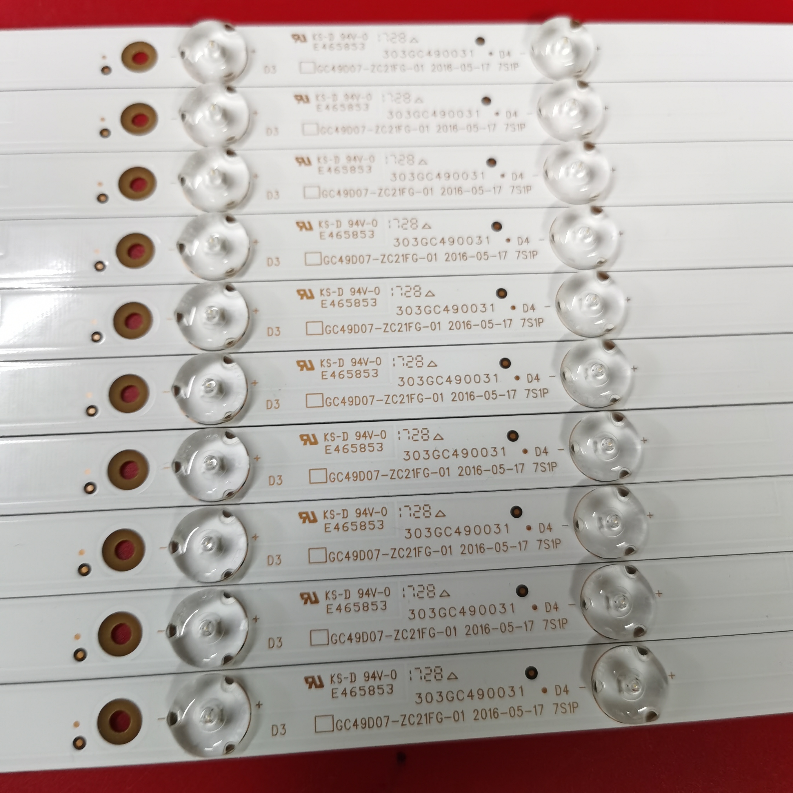 飞利浦49PUF6261/T3灯条GC49D07-ZC21FG-01 303G490031 GC490M06 - 图2