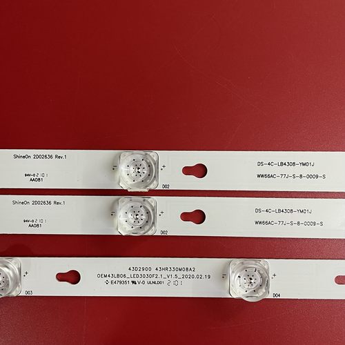适用TCL L43P2-UD LE43D8600 Y43F1B 43P2F 43A730U灯条43D2900 - 图1