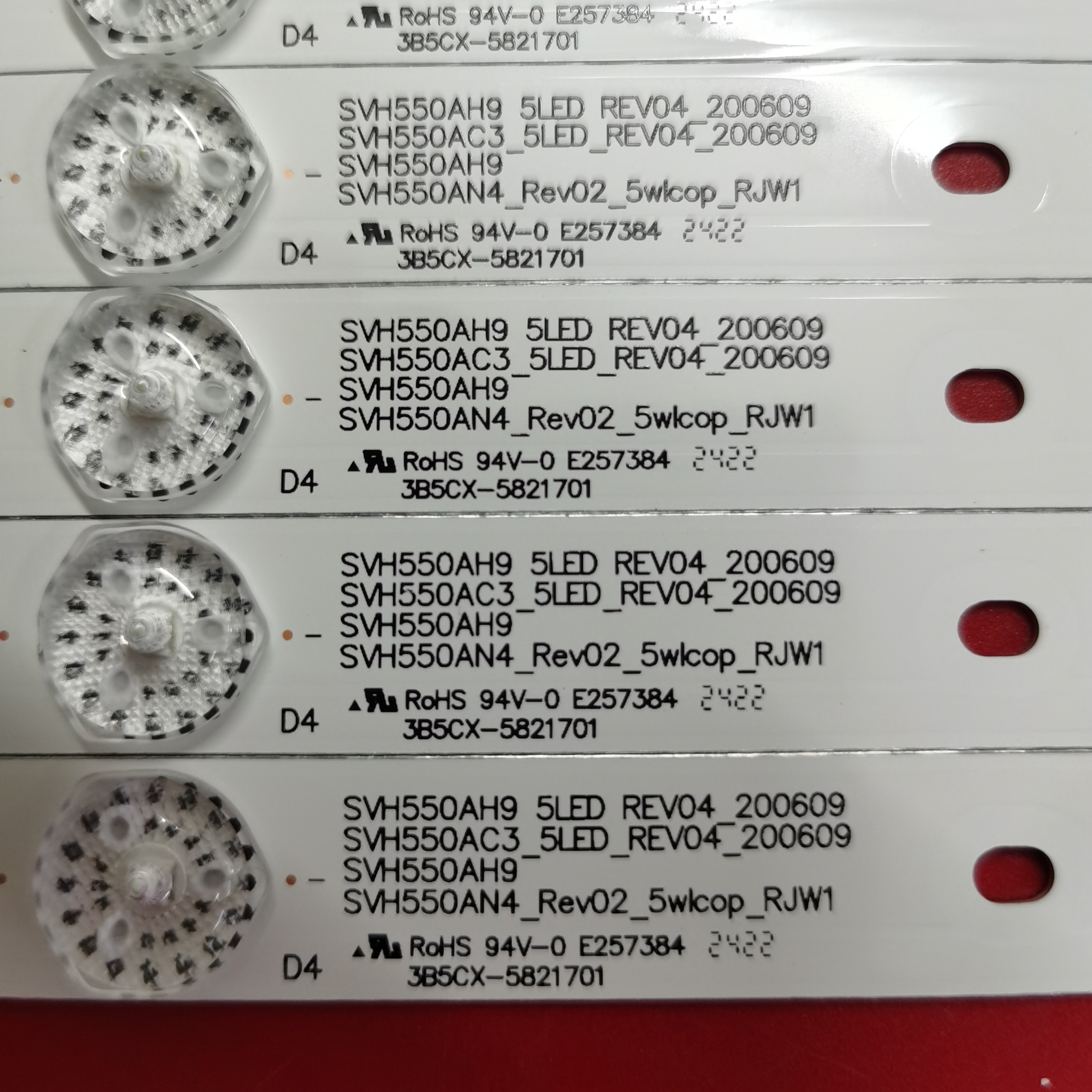 适用海信LED55EC290N 55K220 55K1800灯条SVH550AC3_5LED_REV03 4 - 图0