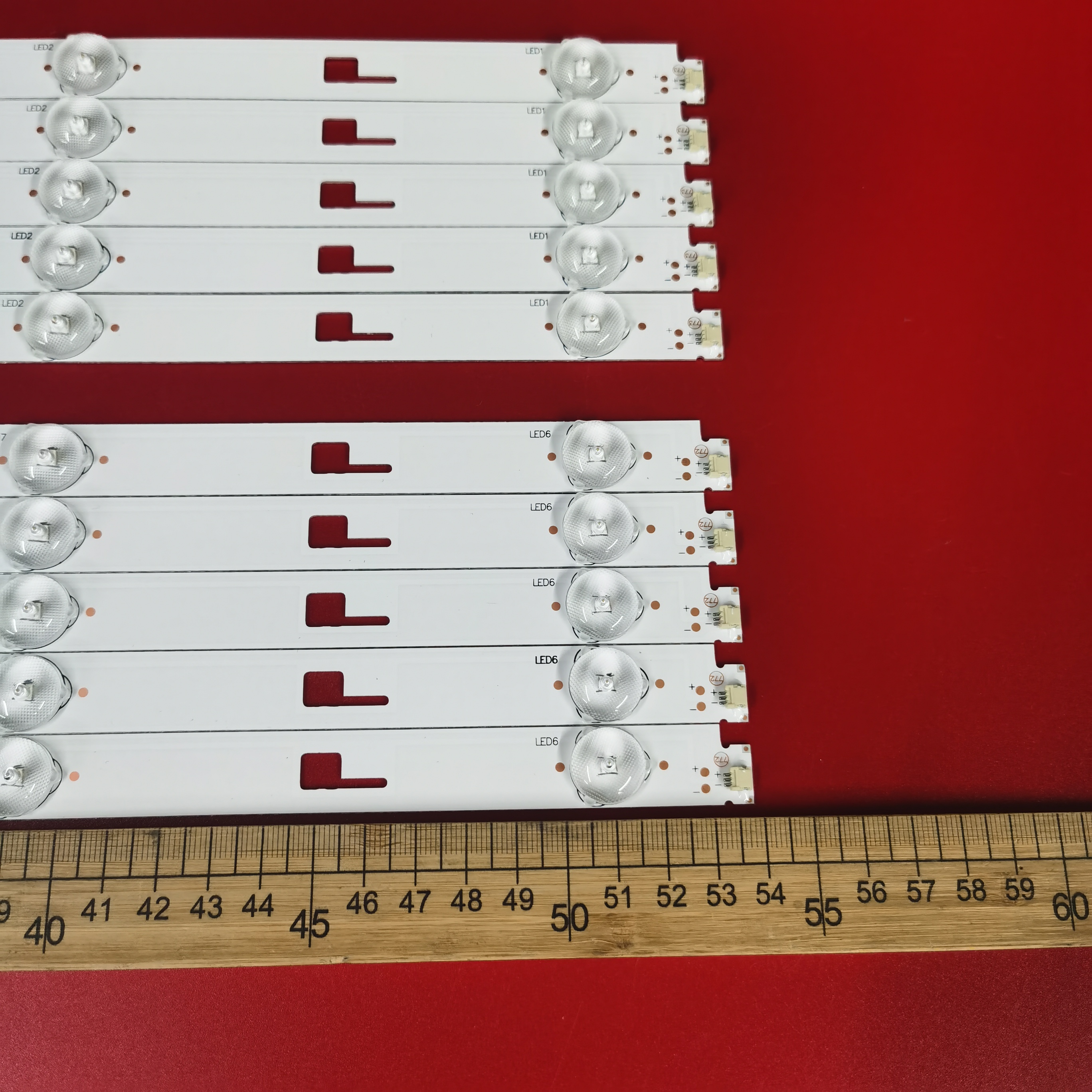 适用索尼KD-55X8000C KD-55X7000D灯条SVY550AHD-REV00-5LED-L-15 - 图2