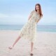 Betu Baitu ສິ້ນ chiffon floral ສົດຂອງແມ່ຍິງ 2026 summer ເສື້ອຍືດແຂນສັ້ນພິມອອກໃຫມ່