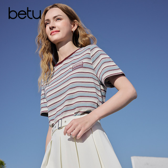Betu 2026 summer ໃຫມ່ ເສື້ອທີເຊີດ (ສັ້ນ) 2603T21