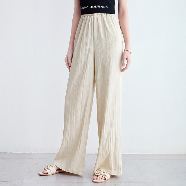 Betu Baitu Loose Slim Drape Casual Pants ກາງເກງຂາກວ້າງຂອງແມ່ຍິງ 2026 Summer New Thin Yamamoto Pants