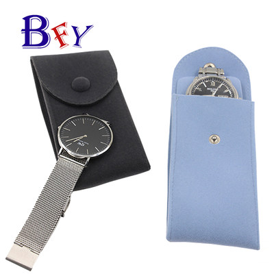手表袋手表保护套绒布保护袋手表收纳袋收纳包旅行便捷式腕表绒袋 虎窝淘