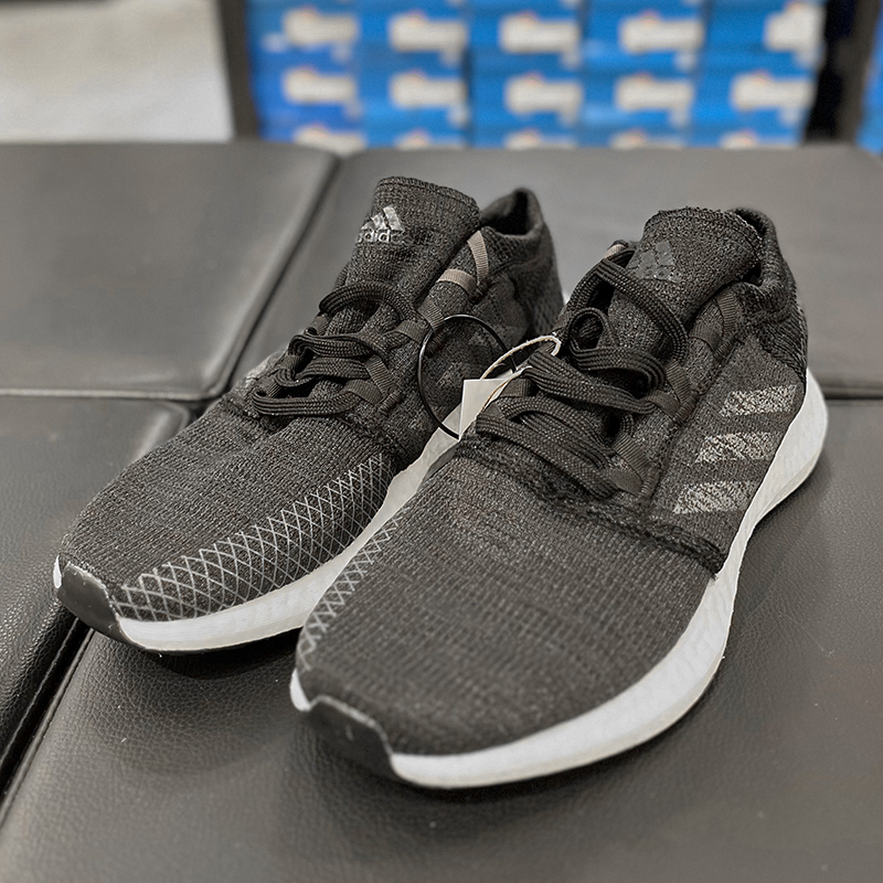 阿迪达斯男鞋夏季BOOST跑步鞋Adidas2024新款薄款运动鞋子 AH2319-图1