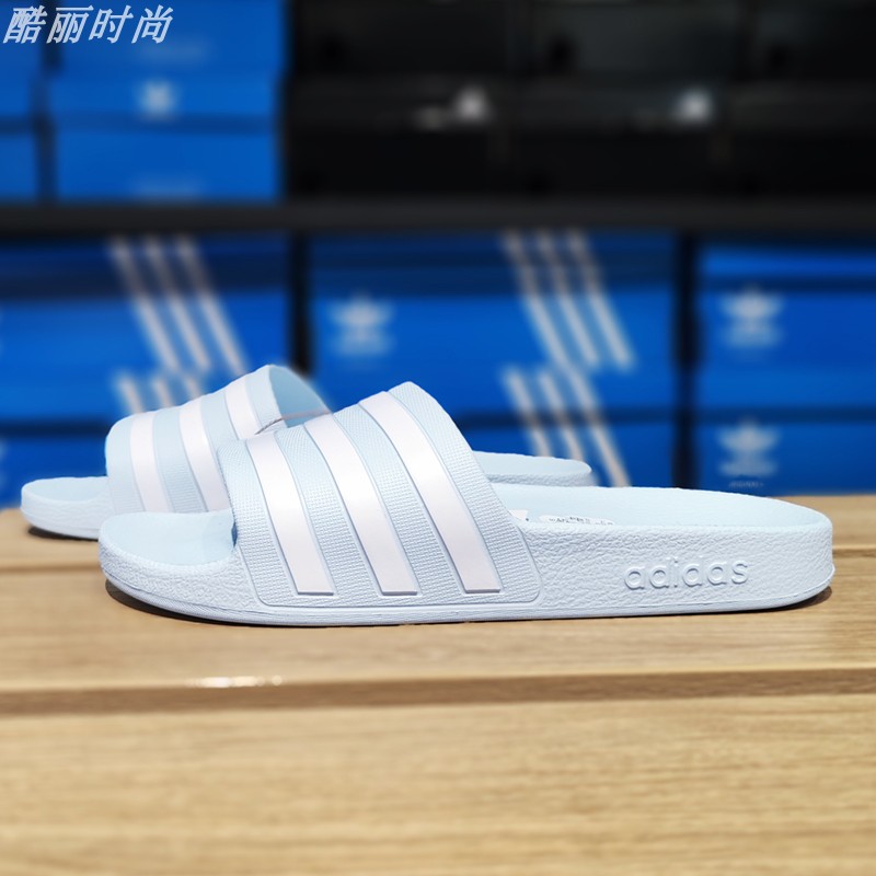 阿迪达斯拖鞋女款Adidas运动凉鞋2023夏季新款居家正品外穿FY8106-图0