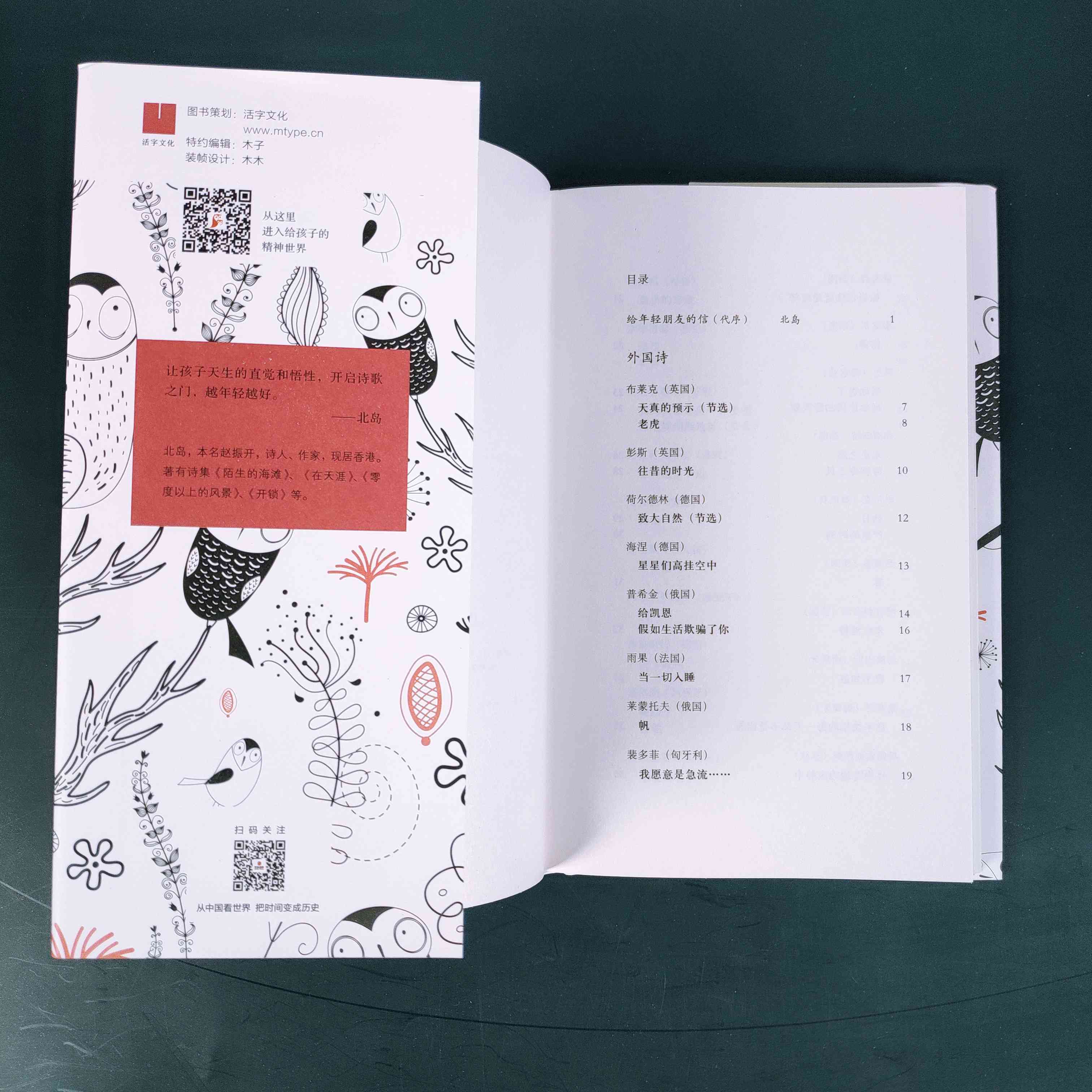 官方正版 给孩子的诗 北岛选编 孩子开启智慧之门照亮心灵之路 少年儿童文学书籍 课外读物 凤凰新华书店旗舰店正版图书籍诗歌诗词