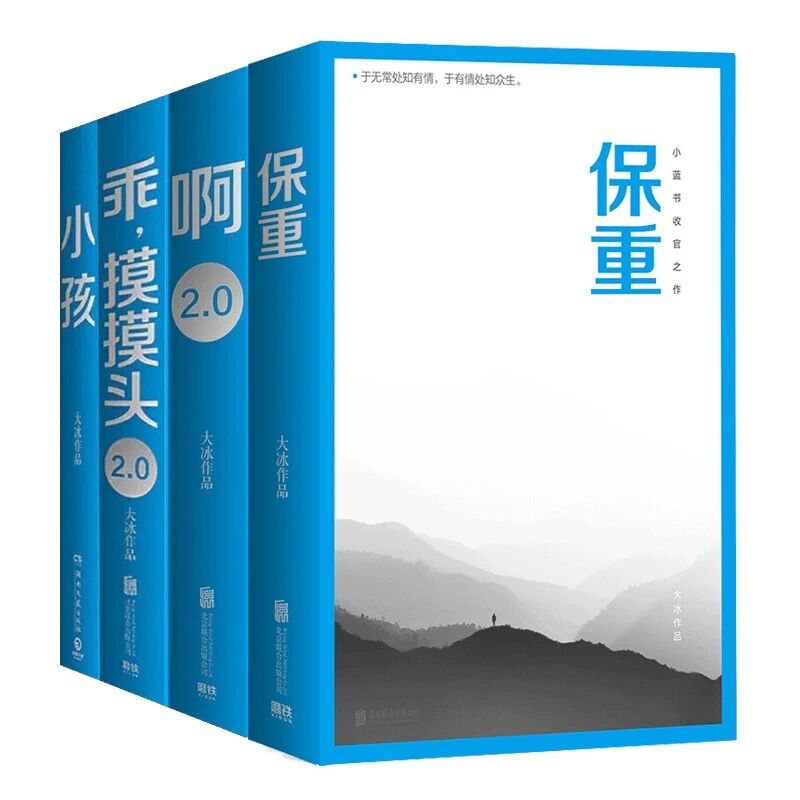 大冰的书作品集4册 保重+啊2.0+乖摸摸头+小孩 大冰2022新作保重 现当代文学小说作品集乖摸摸头啊正版书籍大冰作品集新华书店正版 - 图3
