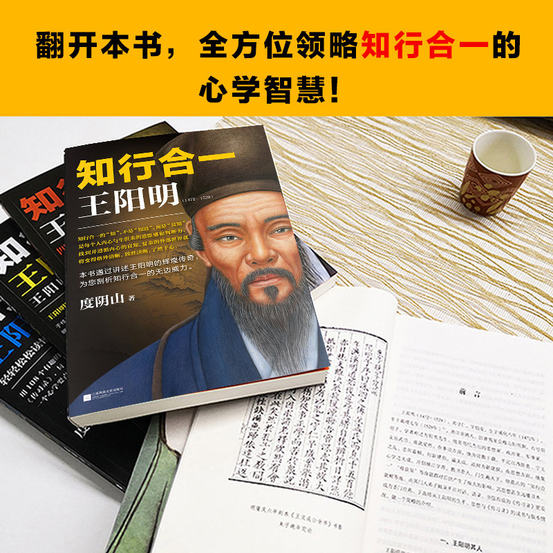 【套装5册】知行合一王阳明大全集(1+2+3+4+传习录)度阴山著王阳明心学人生哲学历史白话文正版书籍【凤凰新华书店旗舰店】_虎窝淘