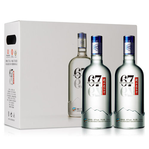 衡水老白干 酒  白酒 冰峰67度 750ML*2瓶 高度白酒 酒水 礼盒装 - 图3