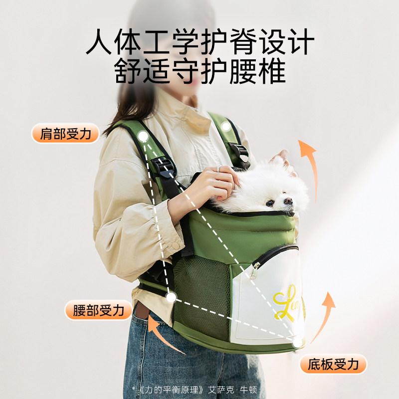 狗狗背包外出宠物双肩便携四季通用猫包大容量猫咪胸前包背狗神器,淘宝优惠券,粉丝福利购,淘宝优惠卷