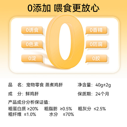 狗狗零食蒸煮鸡肝小型犬幼犬鸡胸肉宠物专用鲜食猫咪补水湿粮拌饭 - 图3
