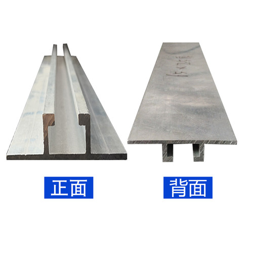 铝型材导轨交通标志牌工业铝槽背槽指示牌滑轨紧固配件铝合金插槽 - 图2