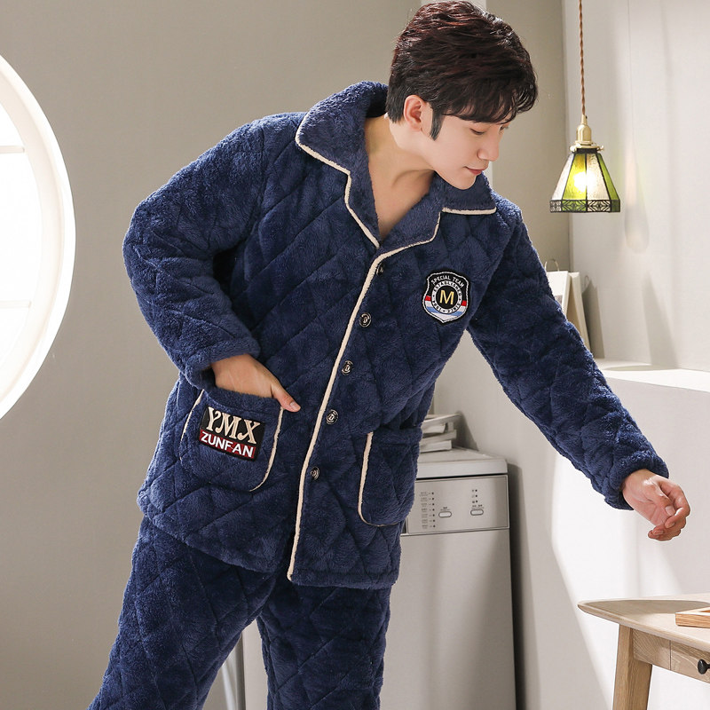 男冬季睡衣 亿美希服饰睡衣/家居服套装