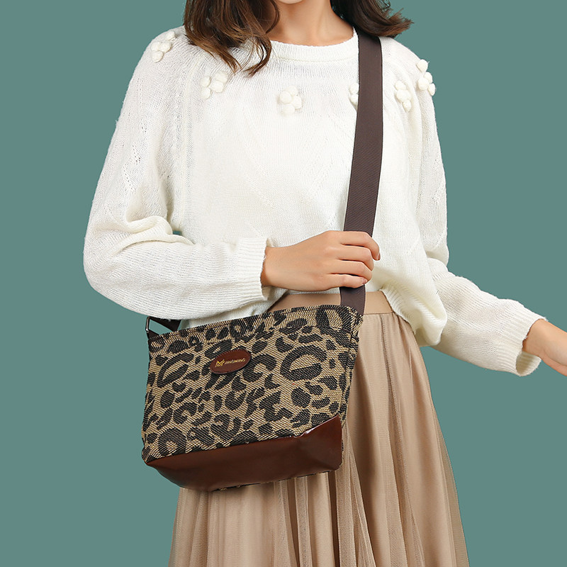 网红豹纹小水桶包大容量妈妈包女包2023新款休闲百搭单肩斜挎包潮,淘宝优惠券,粉丝福利购,淘宝优惠卷