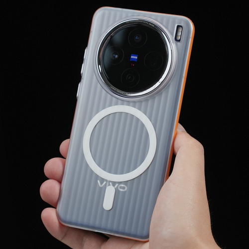 大米评测【瓦楞Max】适用于vivo X300Pro防滑条纹PC塑料X200ProMini保护硬壳Ultra全包防摔磁吸壳X200镜头膜 - 图3