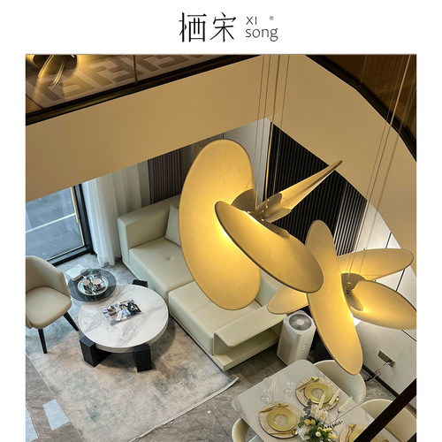 Levante法式中古客厅吊灯设计师创意别墅复式挑空个性艺术餐厅灯 - 图2