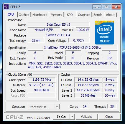 Intel/Xeon E5-2683V3正式版CPU散片 新款E5-4620V3 10核心20线程 - 图2