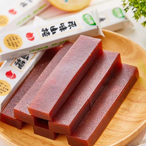 巨源原味山楂 零食条糕片卷400g*2袋老式果丹皮小包装无添加色素 - 图2