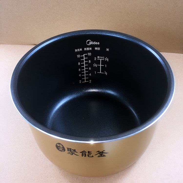 美的电饭煲内胆5L/升 黄晶蜂窝FD502/MB-FD50H不粘内锅正品 - 图1