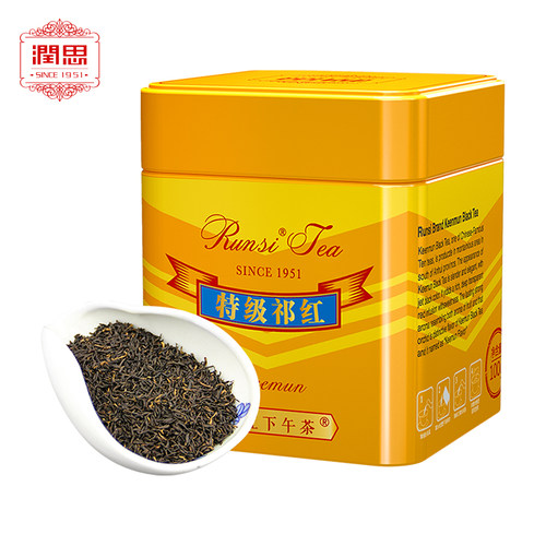 润思祁门红茶官方旗舰店特级工夫祁红100g实惠罐装春茶独立包装 - 图3