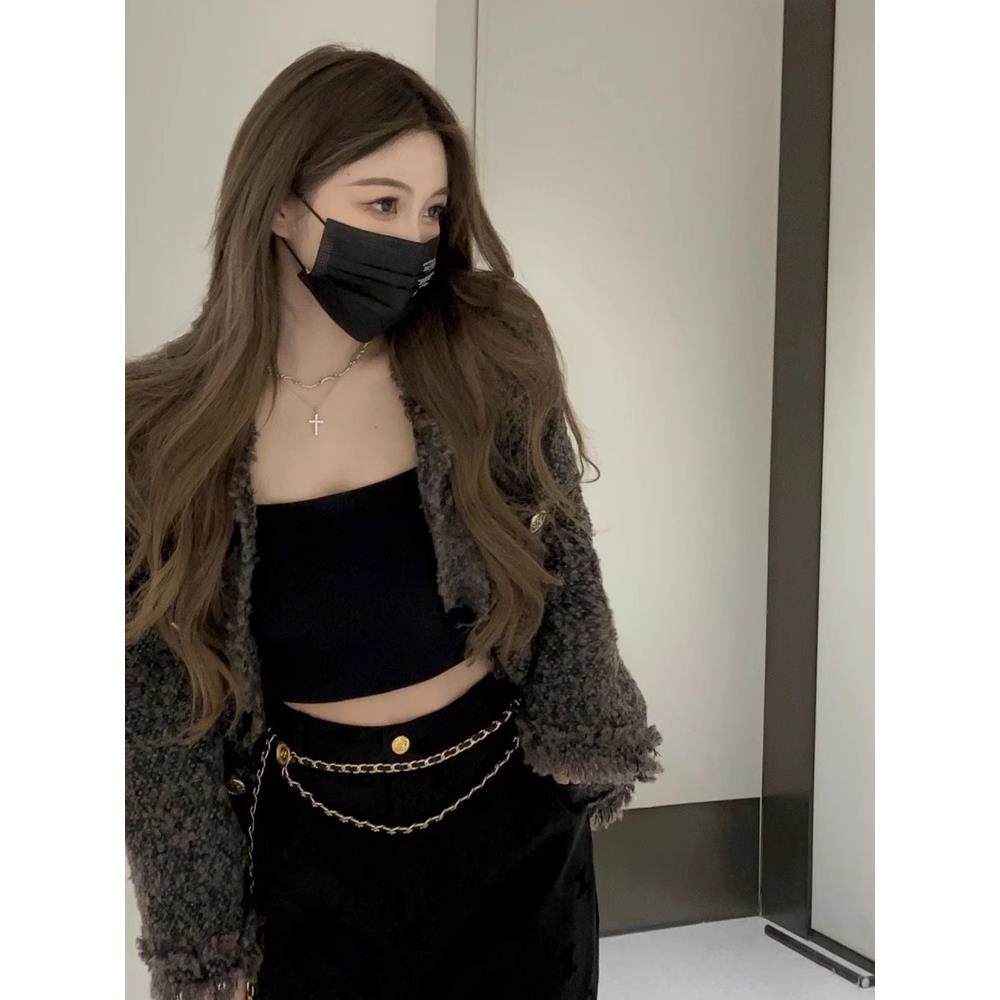 爵莱菲大码小香风外套女秋冬季灰色高级感气质名媛欧货夹克上衣,淘宝优惠券,粉丝福利购,淘宝优惠卷